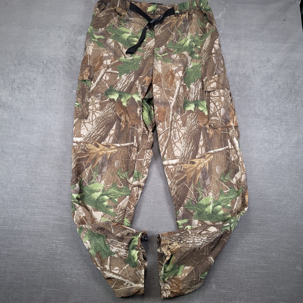 Winchester Mens Realtree Hardwoods Camo Pants Lg Nylon‎ Hunting Light Weight